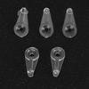 50 Pcs Glass Door Retainer Clips for Cabinet Mirror Clamps Cabinets Install