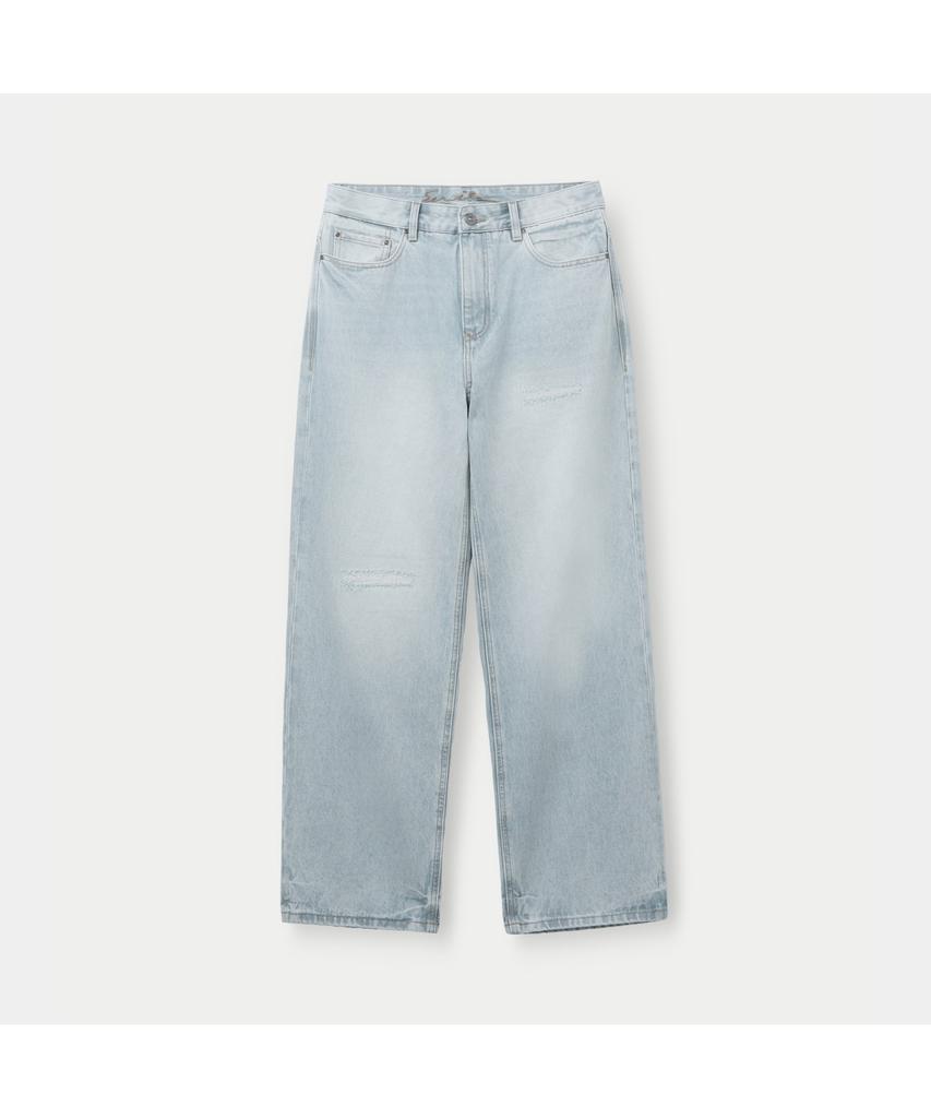 Silijeu Light Blue New Wide Fit Denim Sapdm26341Bul