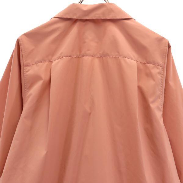 SISE Long sleeve Open collar shirt salmon pink long Men's Used