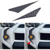 Front Fog Light Decals Compatible with 2014-2024 Toyota 4Runner Accessories Front Bumper Grill Trim ABS Plastic Material (Black)