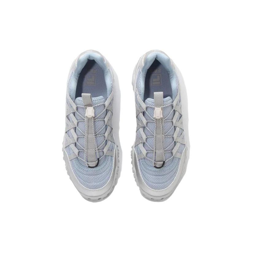 New FILA Cushioning Wear Resistant Low Top Running Shoes Unisex Gray Blue 1XM02347G_256
