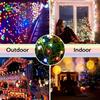 50/100 LEDs Solar Twinkling Fairy Lights 8 Modes LED String Lights Outdoor 23/39FT for Garden Party Decoration Ambient Lighting