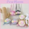 Adorable Little Princess Children's Crossbody Bag With Stylish Floral Design And Durable Pu Leather Material For Everyday Use