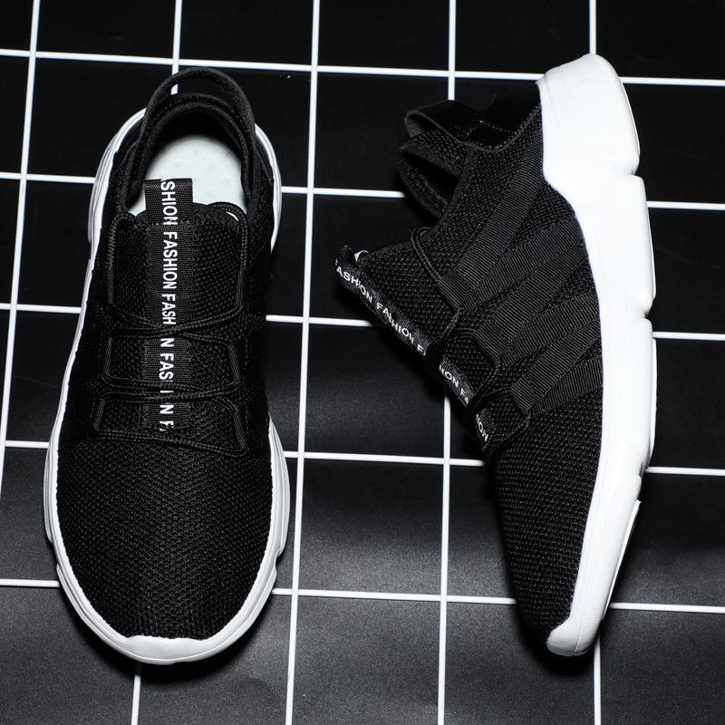 

2019 модная летняя мужская обувь, повседневная обувь с сеткой, дышащие удобные легкие кроссовки, мужская спортивная обувь, большие размеры 39-48