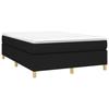 Maison Exclusive - Sommier à lattes de lit avec matelas Noir 140x200 cm Tissu