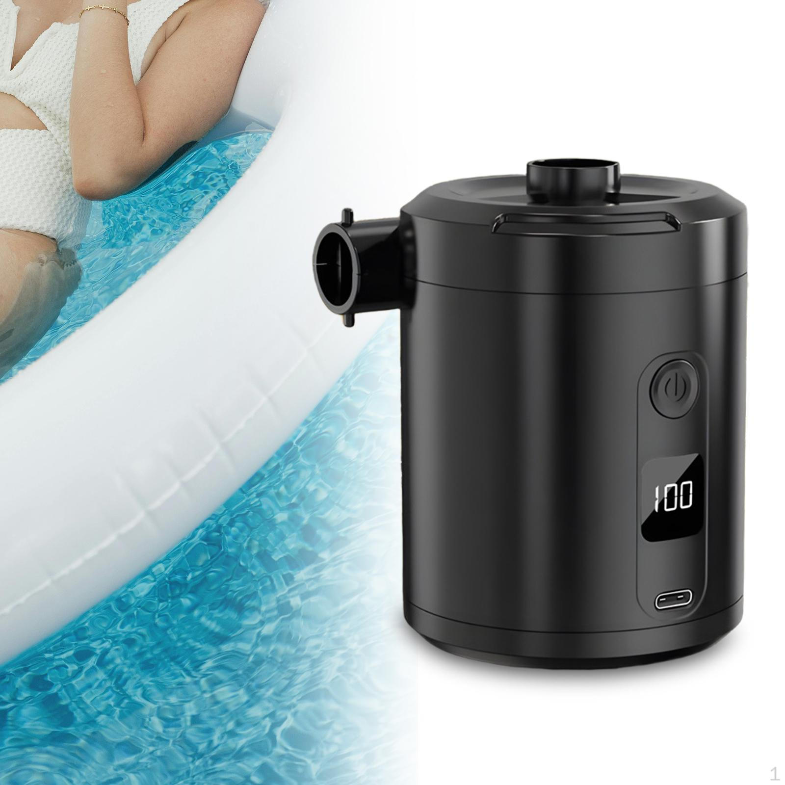 

Air Pump for Inflatable Mattresses And Vacuum Bags Camping чорний