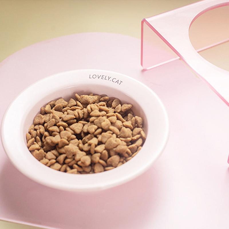 Ceramic Pet Cat Bowl Pet Drinking Water Feeding Bowl Ceramics Cat Food Dog Food Utensils Cat Dog Pet Supplies Accessories