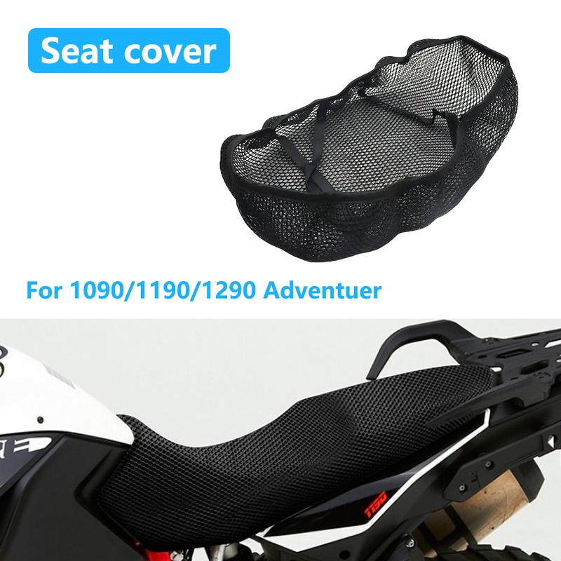 For 1090 1190 1290 Adventuer Motorcycle Seat Cover 3D Mesh Fabric Seat Non-Slip Breathable Heat Ulation Protect Cushion