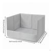 Foldable Pet Waste Pan Portable SoftSided Cat Toilet for Cats, Road Trips,