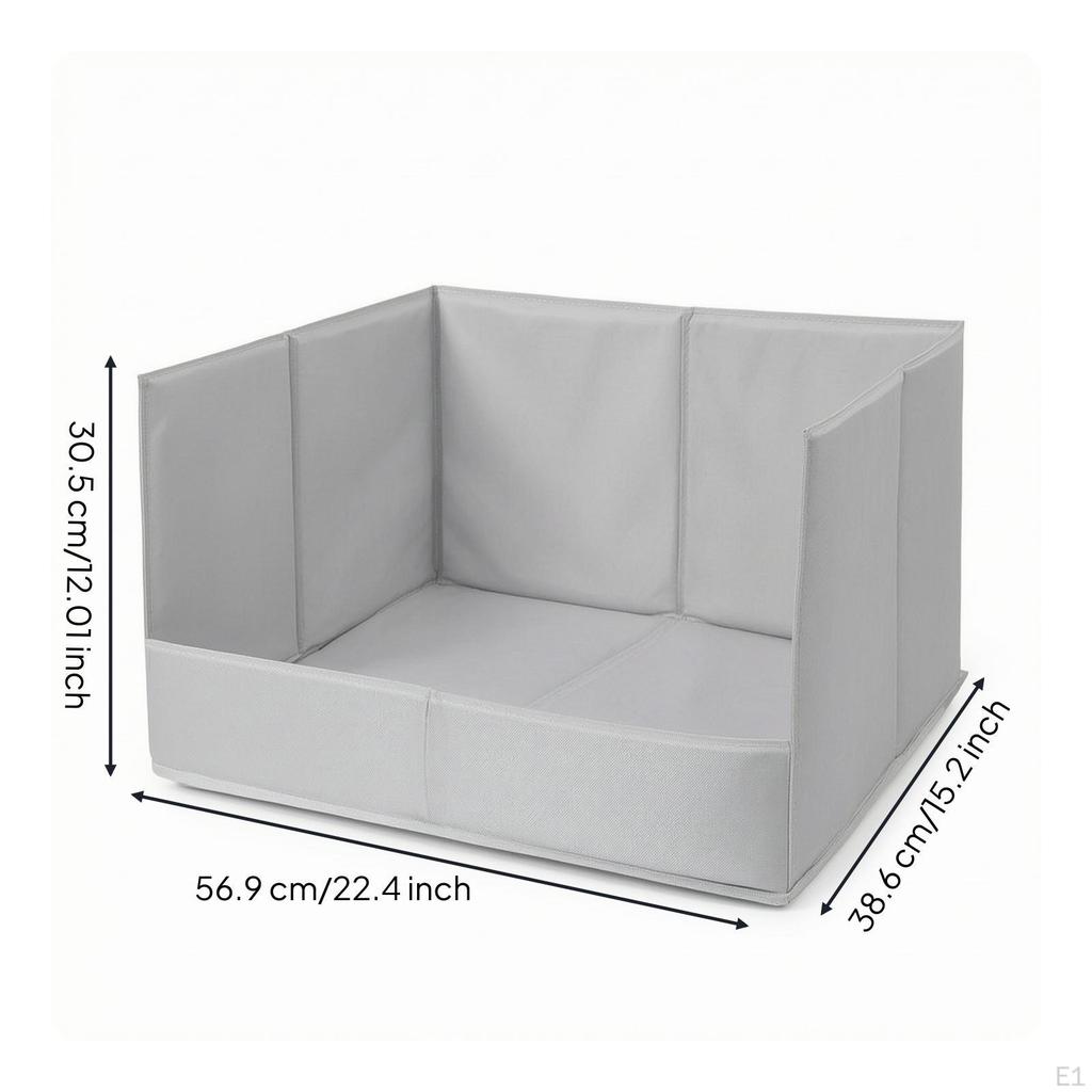 Foldable Pet Waste Pan Portable SoftSided Cat Toilet for Cats, Road Trips,