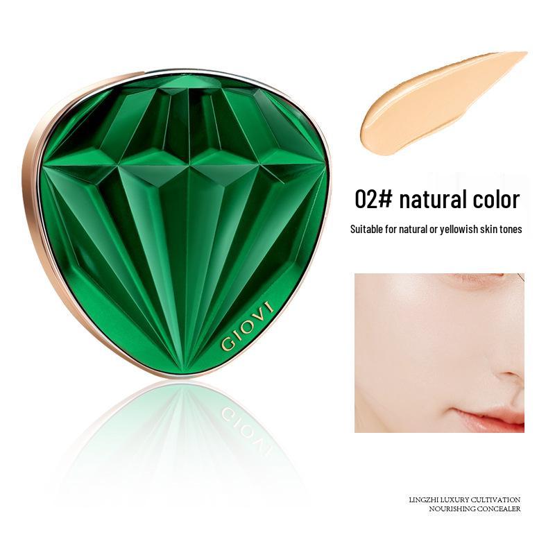 Emerald Hydrating Oil-Control Cushion Cream - Long-Lasting, Waterproof, Sweatproof, No Caking BB Cream.