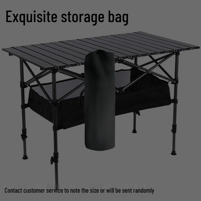 Height-Adjustable Portable Outdoor Picnic Table and Chair Set