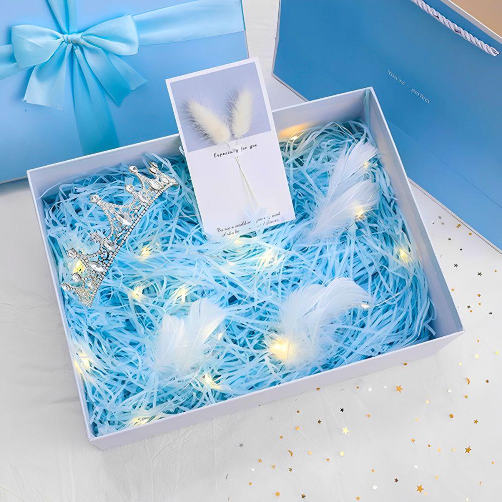 20/40g Raffia Paper Valentine's Day Wedding Birthday Anniversary Party Thanksgiving Basket Filler Gift Box Decoration YMY