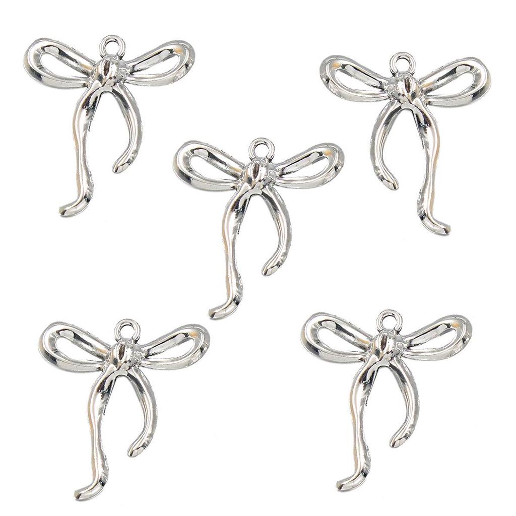23 Estilos Pingente Charm de Liga Metálica Vazado com Laço DIY para Colar & Pulseira Feitos à Mão