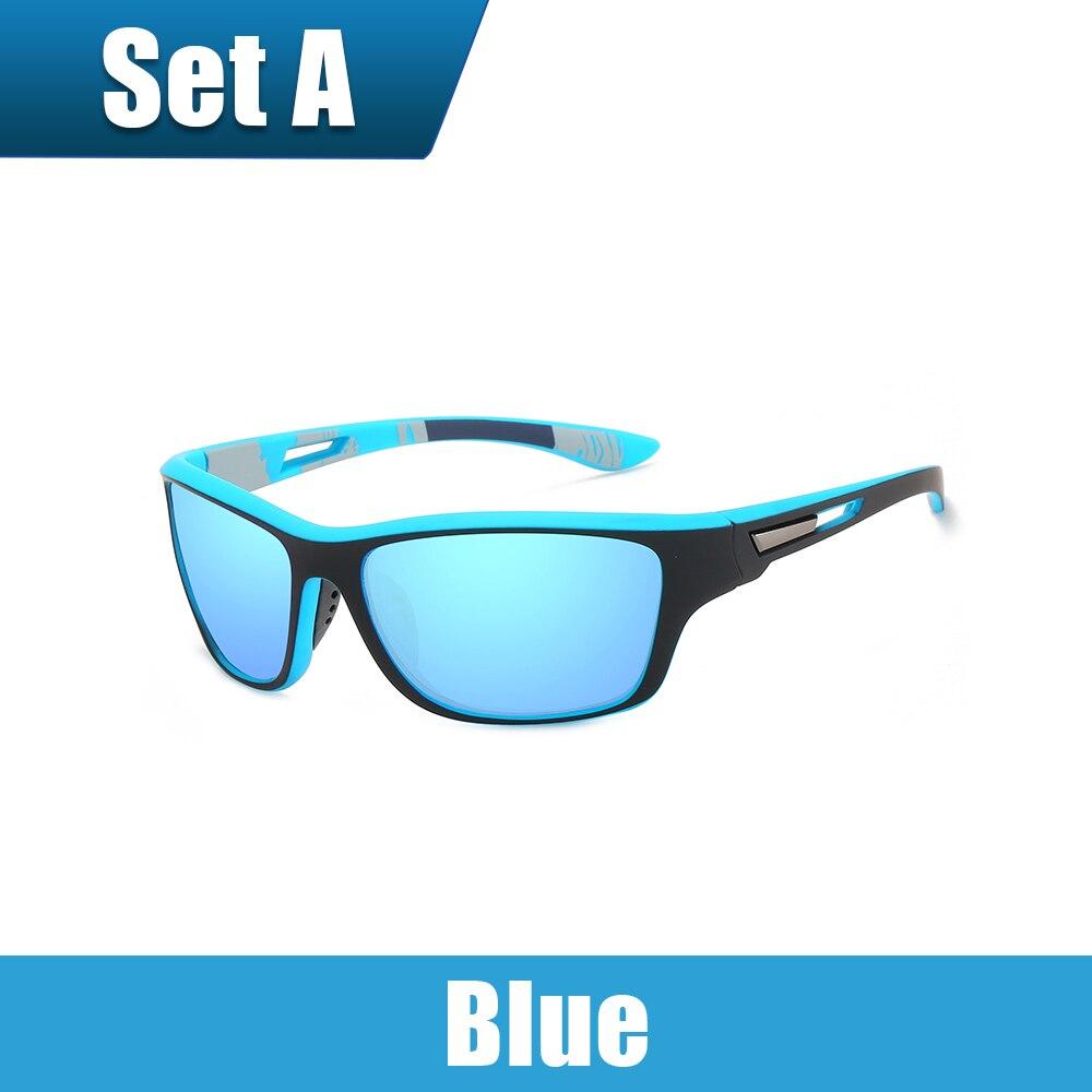 Polarized Mens Cycling Sunglasses UV Protection Sport Polarized for Men Women Outdoor Driving Camping Hiking Fishing Bicycles