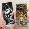 For Motorola Edge 70 Fusion Cool Dragon Tiger Pattern Phone Case For Motorola Edge70 Fusion 5G XT2605 Black Silicone Soft Bumper