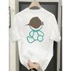 European Sizes Men'S Summer Short-Sleeve T-Shirt with Trendy Prints, Versatile Korean And Japanese Style