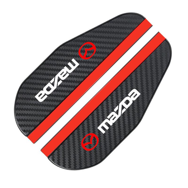 2Pcs Car Rearview Mirror Rain Eyebrow Visor Carbon Fiber Side for Mazda 3 5 6 CX5 CX9 CX7 CX4 CX3 CX30 MX5 MX3 Auto Accessories BW2