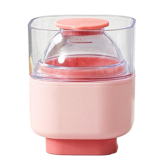 Large Sphere Silicone Ice Mold with Lid Food-Grade Ice Cube Tray for Freezer Press-Type Round Ice Ball Maker for Whiskey Cocktails