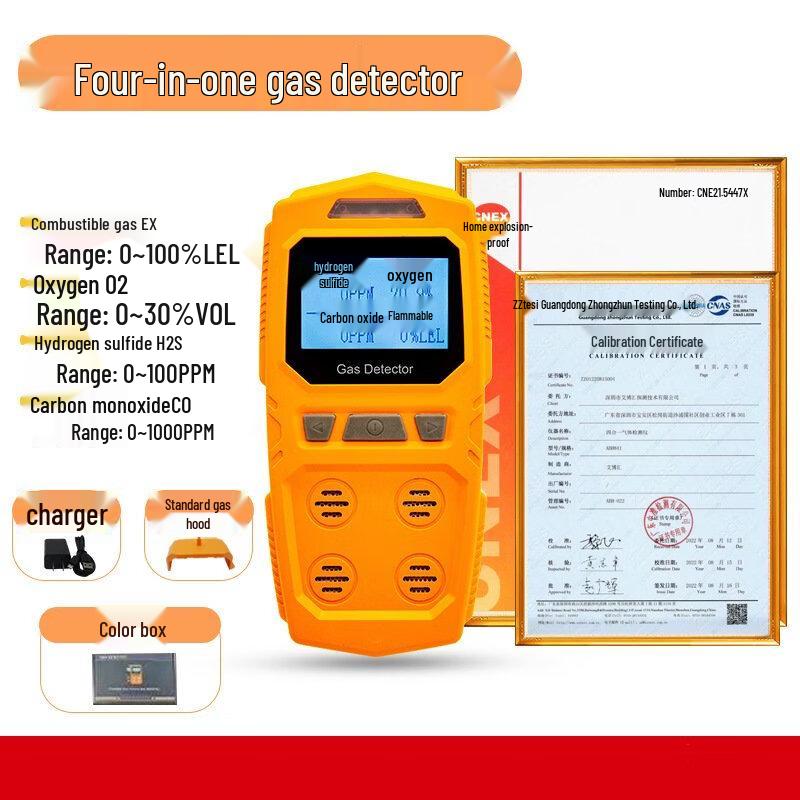 Lieve 4-in-1 Portable Multi-Gas Detector