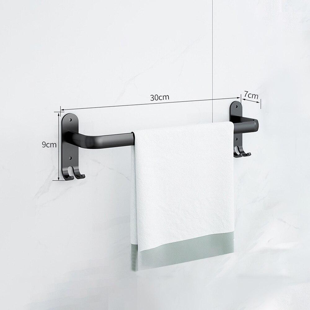 

Вешалка для полотенец Ванная комната 3-слойный держатель для полотенец Вешалка для душа Без перфоратора Вешалка для полотенец Настенная рейка Вешалка для душа Полка для хранения туалета