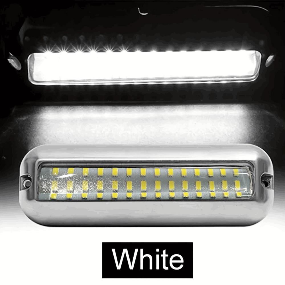 1pc High Brightness Ship Light Yacht Light 42LED Underwater Light 10-30V Waterproof Stainless Steel Ship Underwater Light