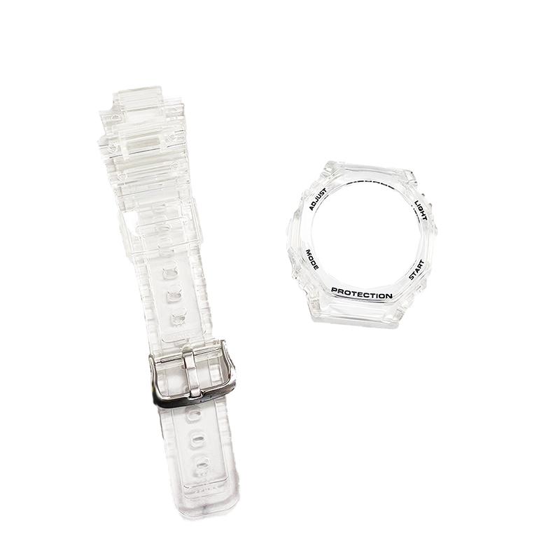 

Аксессуары для часов для GA-2100 Резиновый Сменный Ремешок Безель Корпус GA2100 GA2110 GA-B2100 Полимерный Ремешок для Часов Мужской Спорт Sliver Strap Button