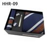 Paisley Men'S Tie Square Cuff Tie Clip Gift Box Set Business Casual Tie Black Gift Box