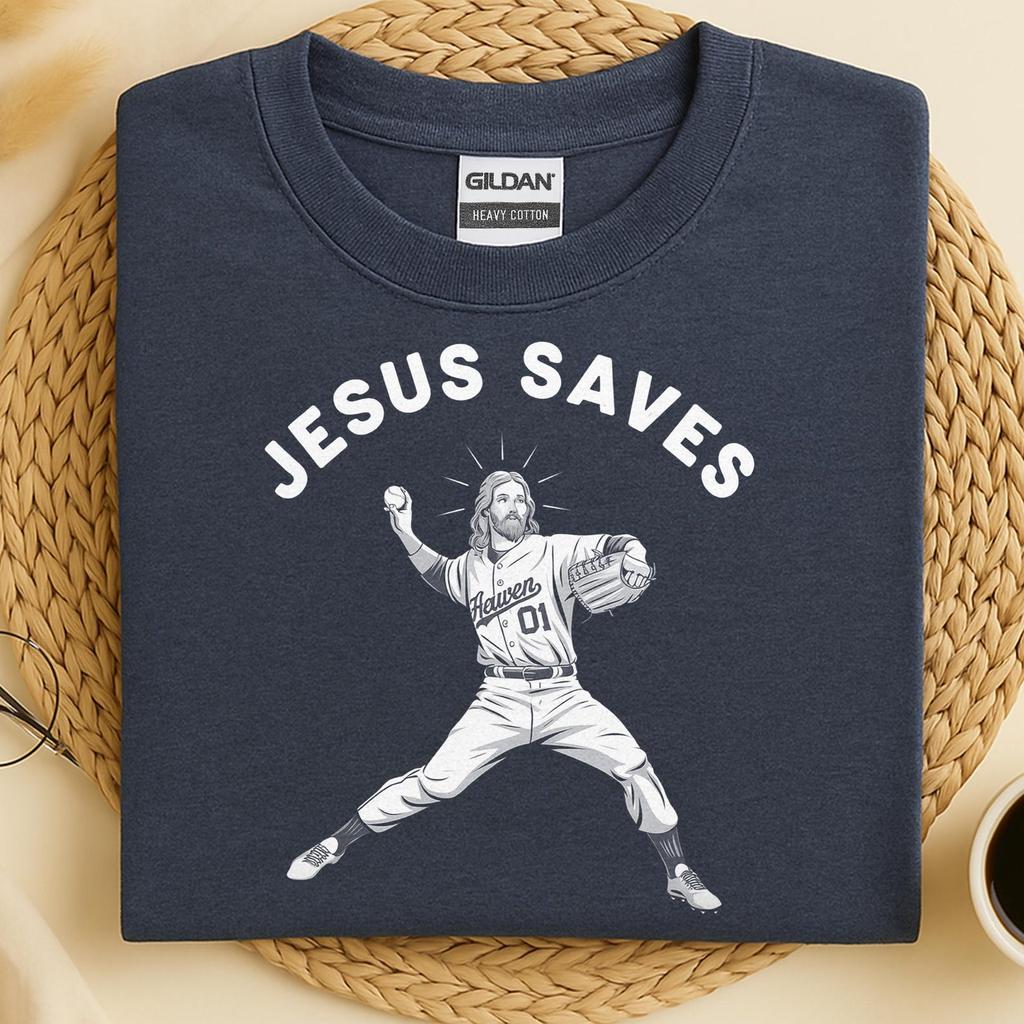 Jesus Saves Shirt, Jesus Christ Shirt, Christian Shirt, Easter Shirt, Jesus Shirt, Jesus Baseball Shirt, Bible Shirt, Jesus Playing Baseball