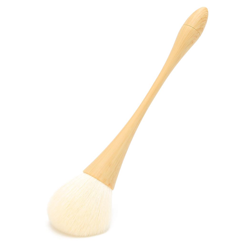 Nail Dust Brush Nylon Hair Nail Cleaning Brushes Nail Dust Removal Brush with Wooden Handle