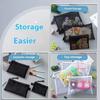 Transparent Mesh Storage Bags with Zipper for Lego Blocks, Puzzle&Toy Organization,Kids' Sorting Pouch for Small Parts Organizer