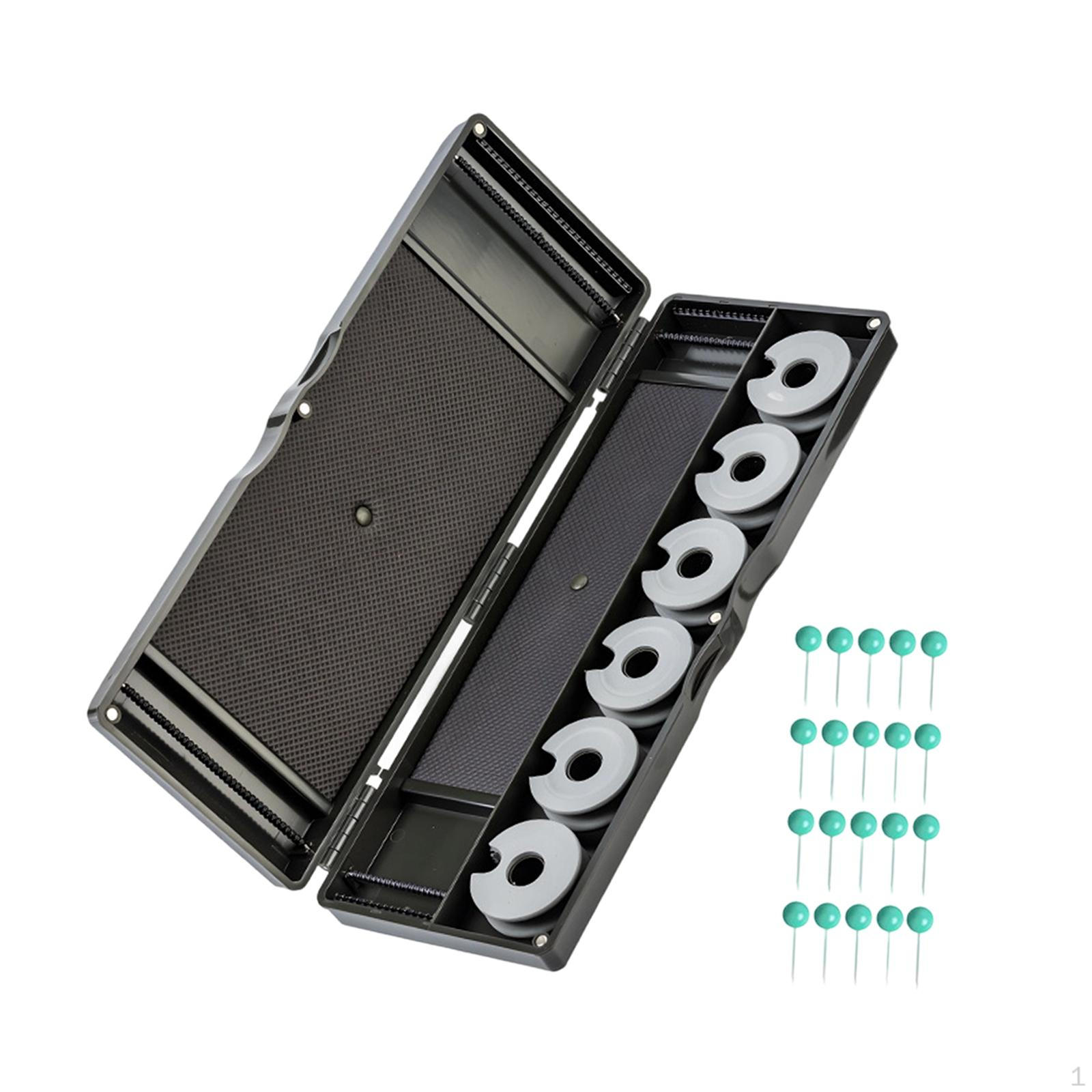 

Carp Fishing Tackle Box Rig Storage Case Lightweight Portable Box, Holder for