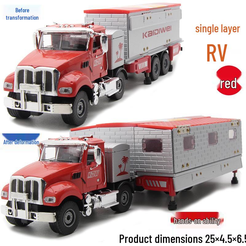 1:50 Luxury RV Alloy Model Toy Car for Children