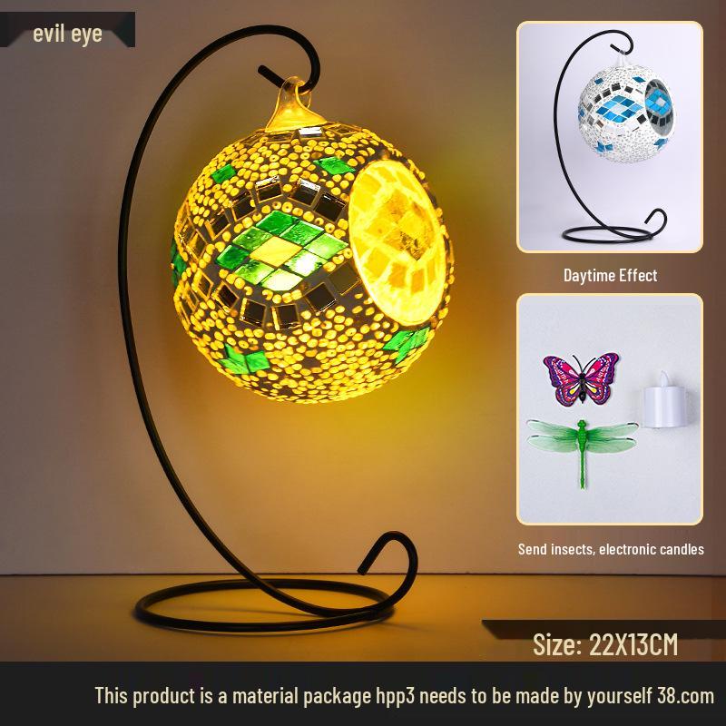 DIY New Year's Day Hanging Candlestick Mosaic Kit – Creative Parent-Child Project & Team Building Ornament