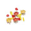 10Pcs Colorful Alloy Drop Oil Daisies Charm Flower Plant Pendant for DIY Bracelet Necklace Earrings Jewelry Making Accessories