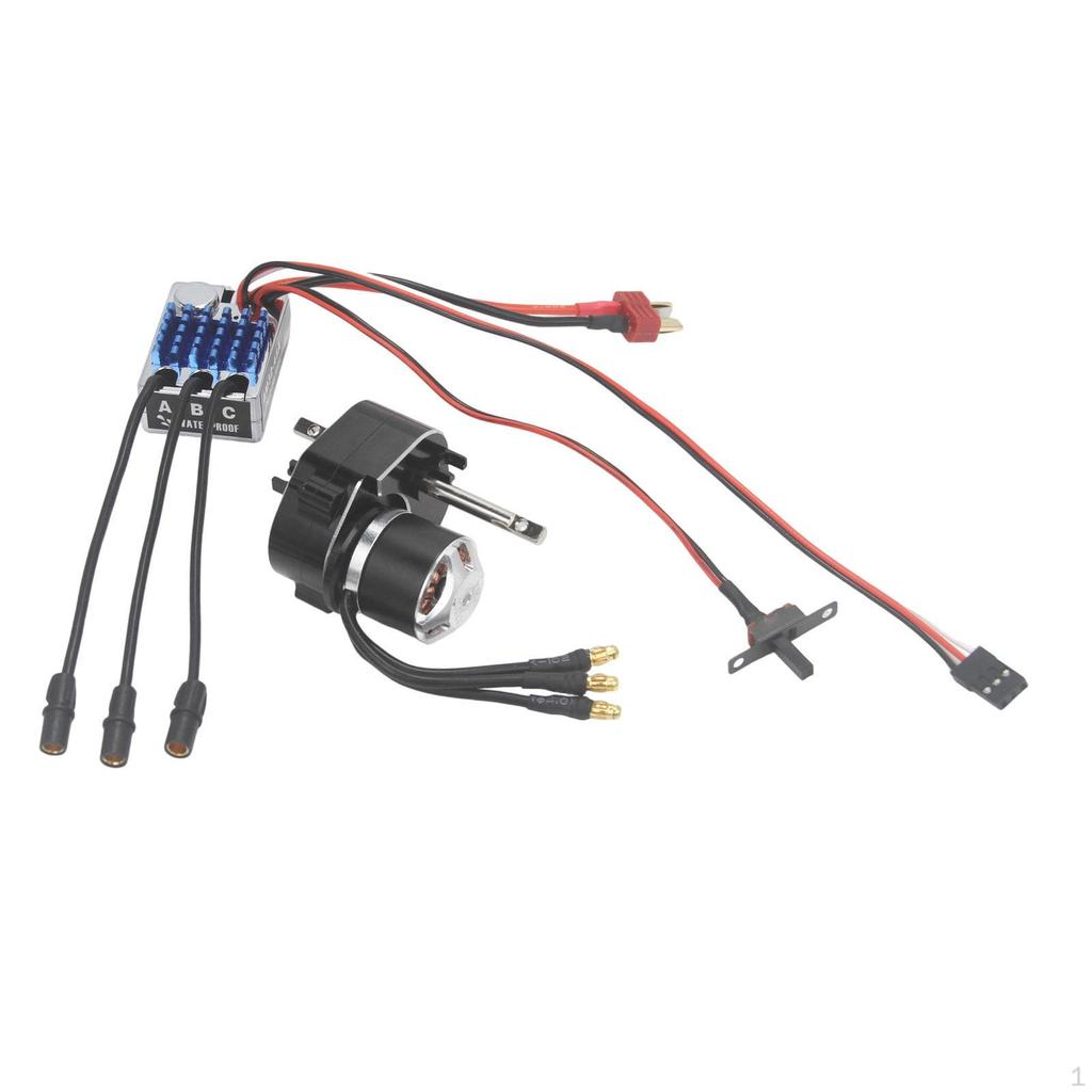 Brush Motor Full Metal Gearbox ESC Combo -Accessoires 1/12 Skala RC Car Easy Installation 2322600KV