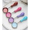 10 Pcs Wax Seal Spoon Wax Sealing Stamp Melting Spoon Craft Supplies for Sealing Wax Stamp Envelope Party Invitations