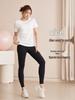 Women's Plus Size Slimming Quick-Dry Yoga T-Shirt - Short Sleeve Sports Top for Running & Gym