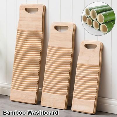 1 Τεμάχιο Πίνακας Πλυσίματος Χεριών από Μπαμπού Ξύλο Αντιολισθητικός Πίνακας Πλυσίματος και Τριψίματος Νέο Σιδερόπλακα Ρούχων Για Γυναίκες