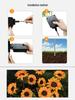 Sonnenblumen-Solarleuchte: Wasserdichte Outdoor Garten- & Balkon-Atmosphärenleuchte