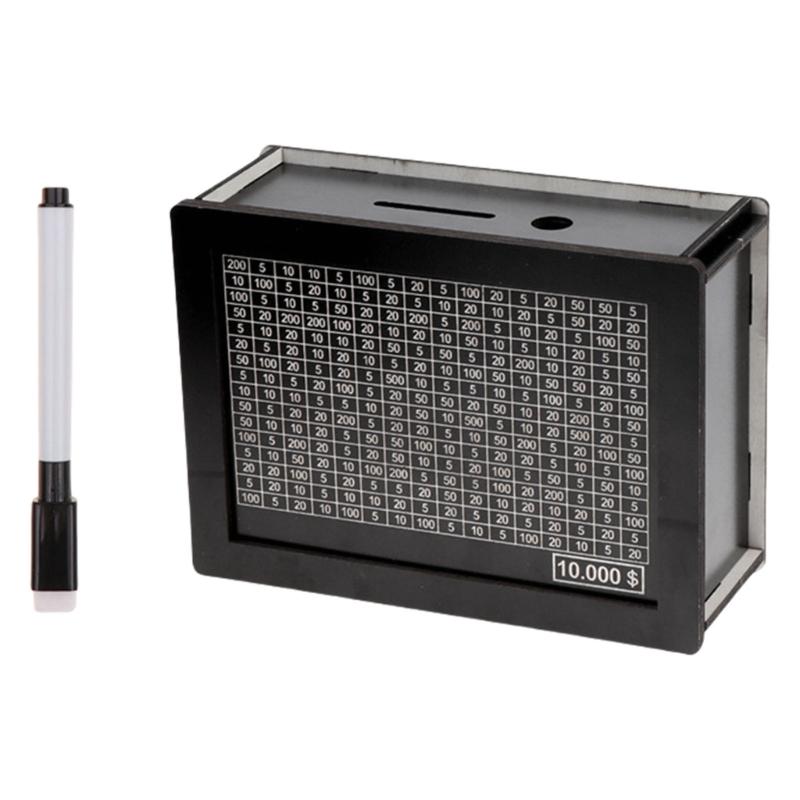 

Classical Piggy Banks for Coin and Bill Handcrafted Wood Saving Container with Smooth Finishes Large Capacity