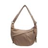 Simple casual and lightweight dumpling bag female large-capacity student class shoulder bag commuter messenger cloth bag