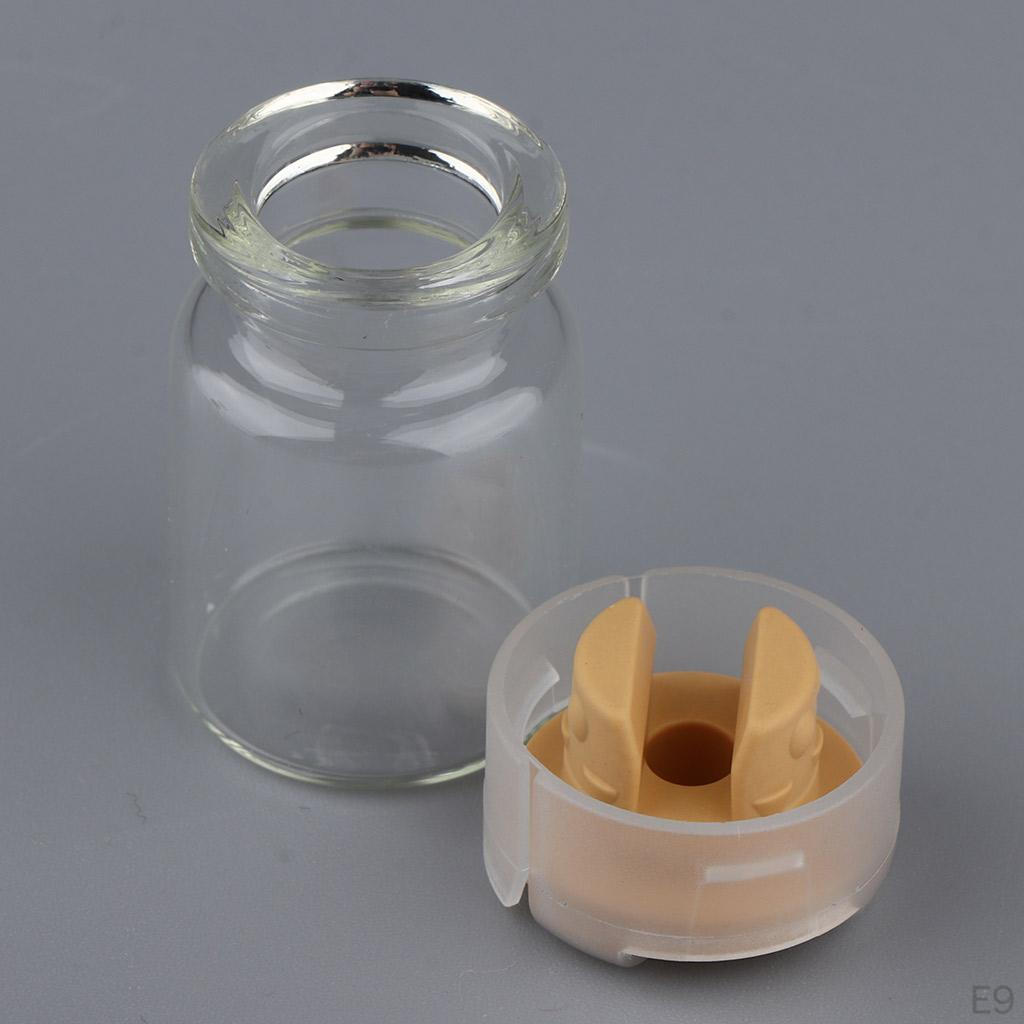 20 PCS Small Mini Transparent Jars Little Bottles With Stoppers