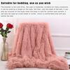 Soft Warm Shaggy Faux Throw Blanket Sofa Double Bed Blanket
