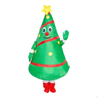 Inflatable Christmas Tree Costume Creative Funny Festival for Festive