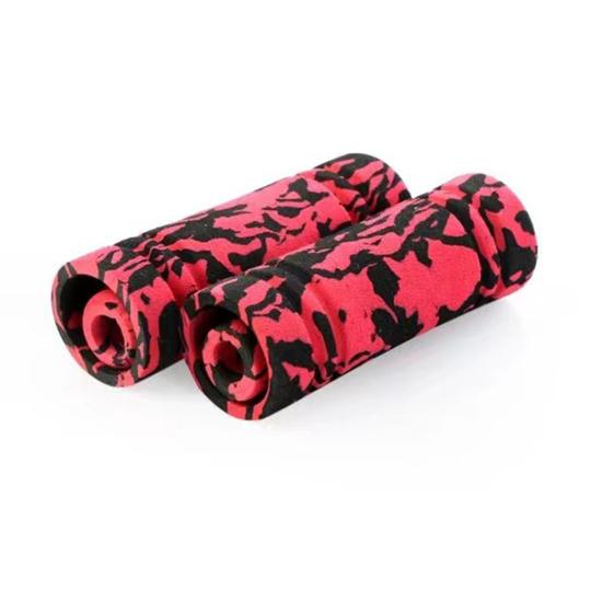 Motorcycle Grip Covers Sponge Anti-Slip Handlebar Sleeves for Scooters E-Bikes Easy Install Shock-resistant Handle Grips