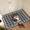 Bathroom Floor Mat Cute Dirt and Moisture Resistant Floor Mat Entry Mat Toilet Grid Absorbent Diatom Mud Quick Drying Mat
