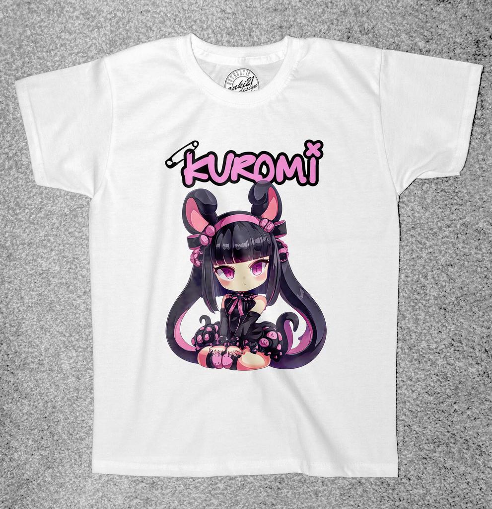Kuromi 001 Chibi Anime Manga Childrens/Kids T-shirts