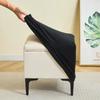 Stretch Ottoman Cover Square Footstool Slipcover Portable Chair Covers  for Bedroom Party Hotel