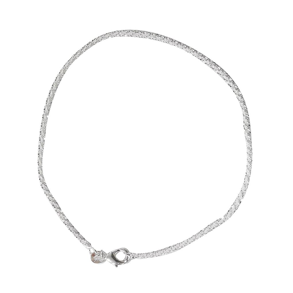 Women Alloy Anklet Simple Design Girls Foot Chain Beach Party Travel Solid Color Foot Jewelry